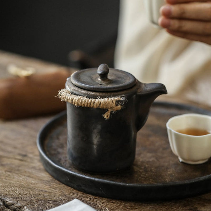 Elegant Rustic Vintage Hand-held Teapot 175ml