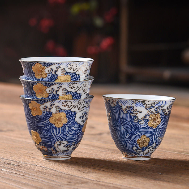 Jingdezhen Enamel Color Starry Sky Teacup 65ml