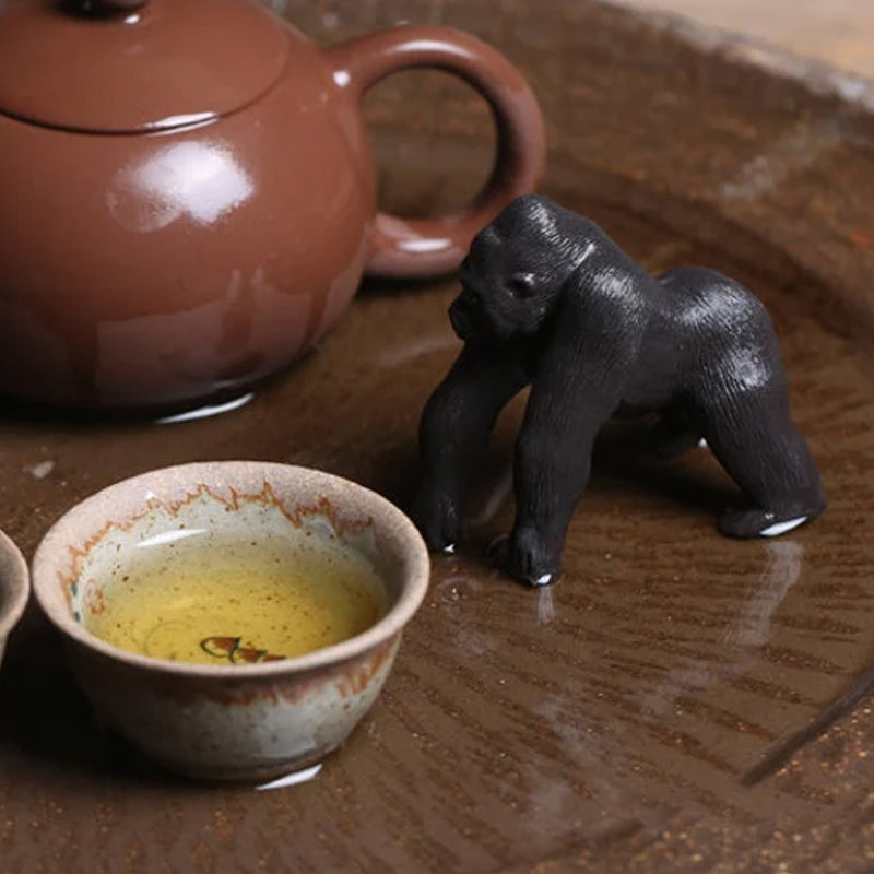 Gorilla Ceramic Tea Pet