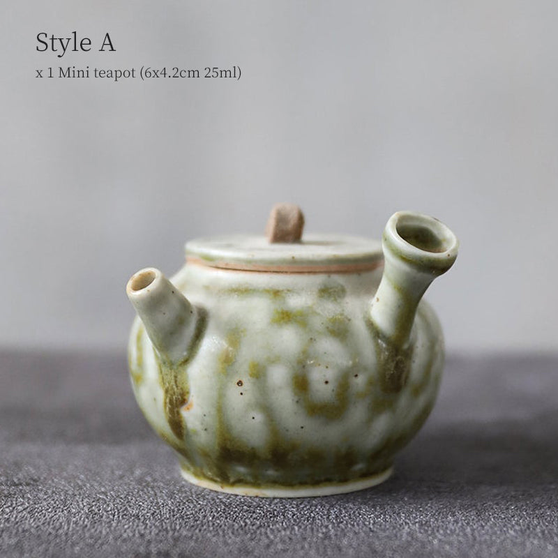 Kiln-changed Mini Side Handle Teapot 25/30ml