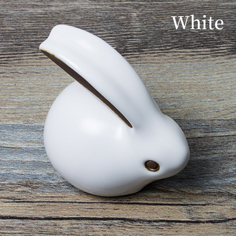 Adorable Bunny Ceramic Tea Pet