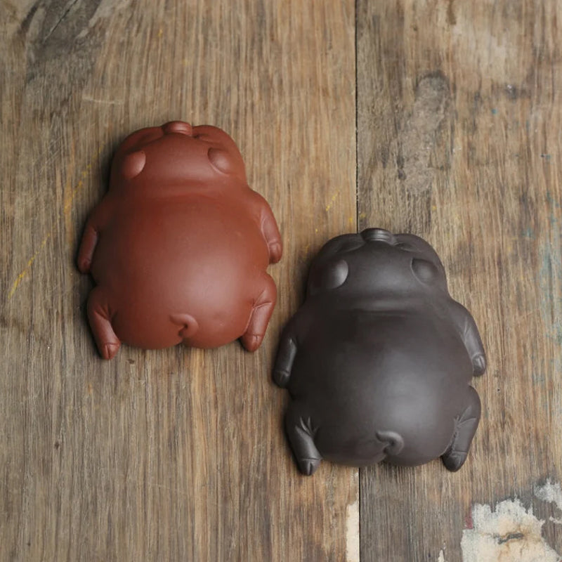 Lucky Pig Ceramic Tea Pet