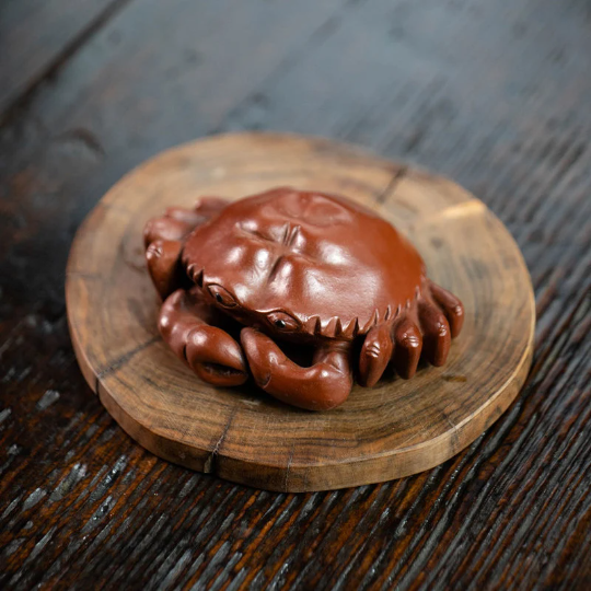 Hairy Crab Purple Clay Tea Pet