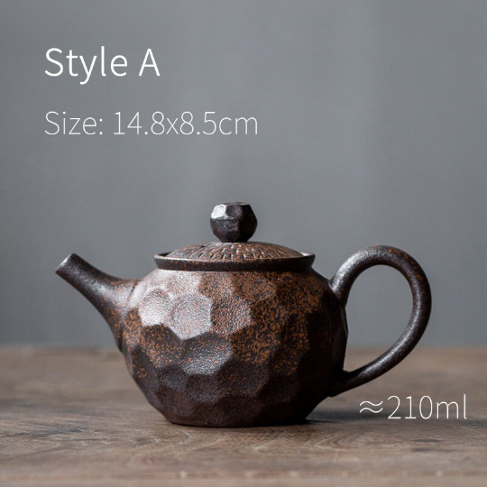 Wood-fired Diamond Xishi Teapot 200ml/210ml