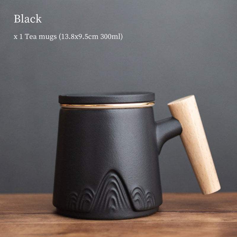 Mountains Sculpture Ceramic Mug 300ml