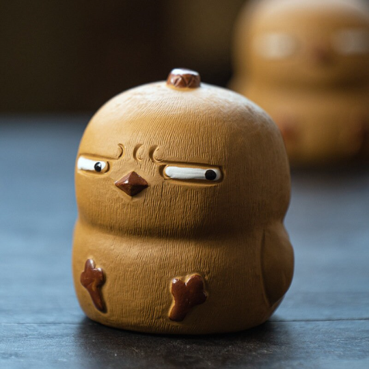 Playful Little Chicken Yixing Clay Tea Pet