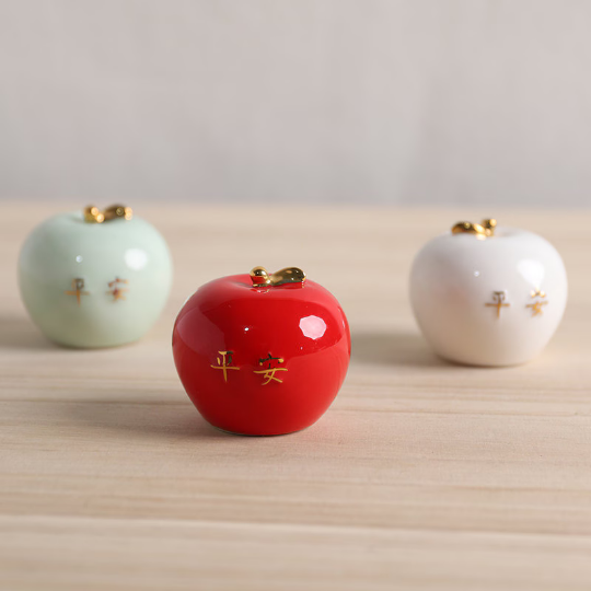 The Apple of Peace Ceramic Tea Pet