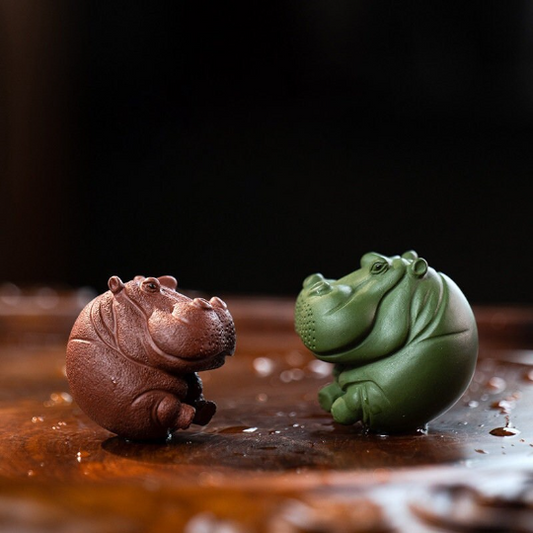 Little Hippopotamus Yixing Clay Tea Pet