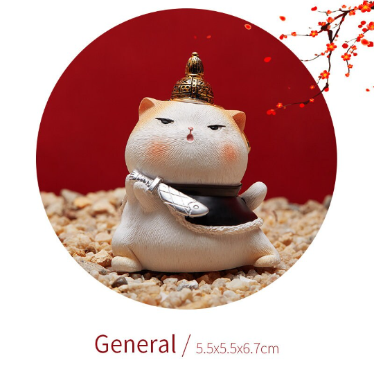 Forbidden City Treasure Cute Cat 4-Piece Ceramic Tea Pet Set