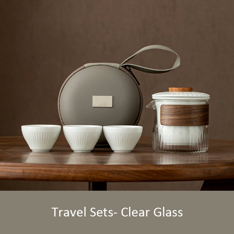 Heat-Resistant Portable Travel Tea Set 180ml