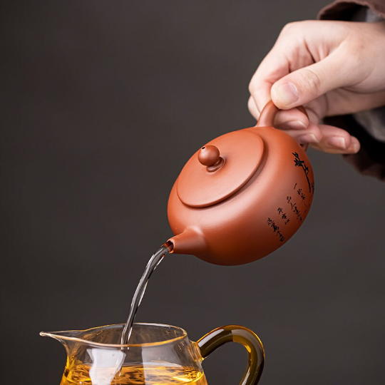 Purple Clay Teapot for Tea Ceremony Lovers 170ml