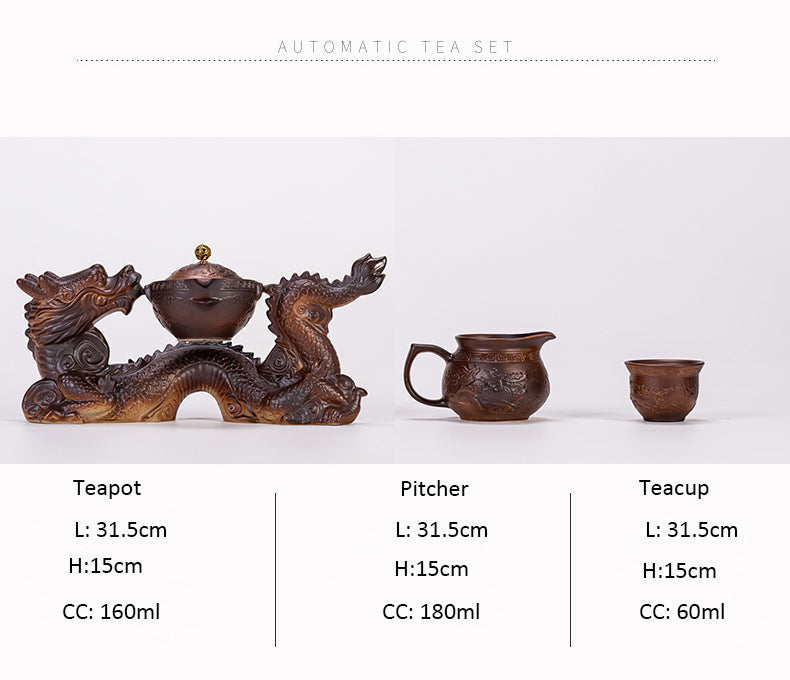 Dragon Automatic Ceramic Tea Set 160ml