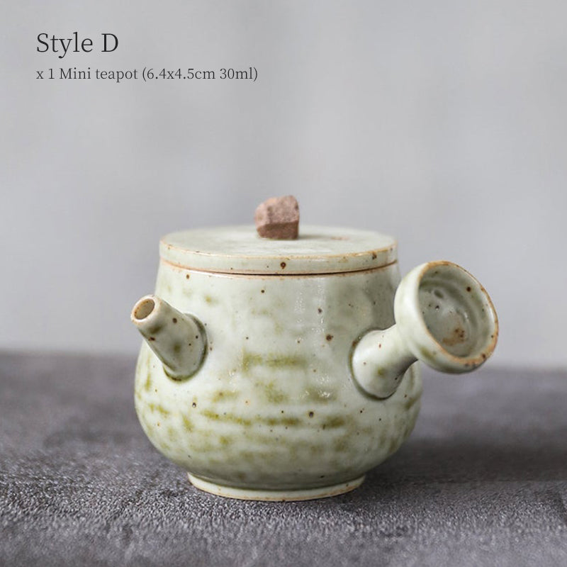 Kiln-changed Mini Side Handle Teapot 25/30ml