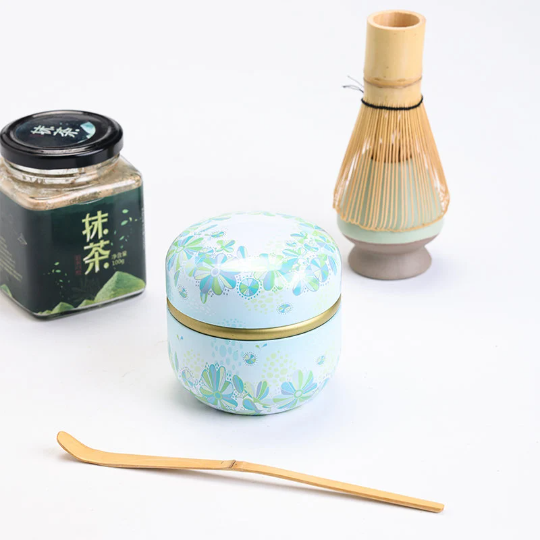 Blossom Matcha Canister