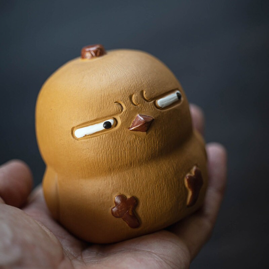 Playful Little Chicken Yixing Clay Tea Pet