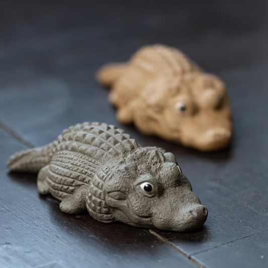 The Crocodile Ceramic Tea Pet