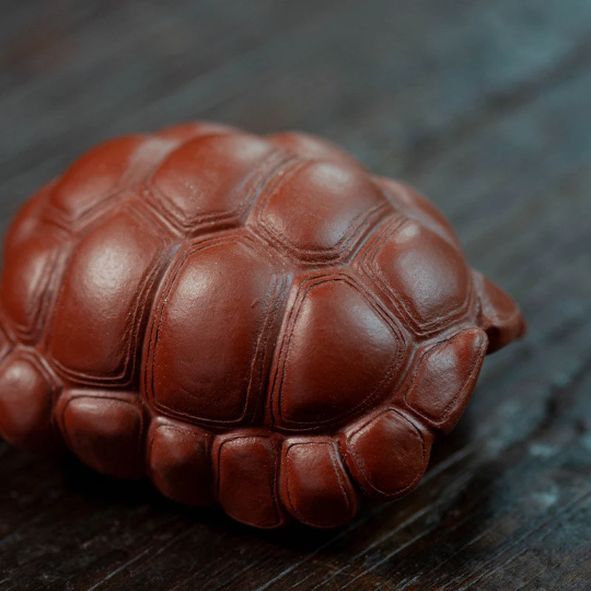 The Cute Tortoise Shell Ceramic Tea Pet