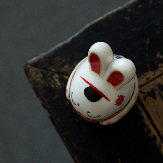 The Cute Bunny Kaolin Clay Tea Pet