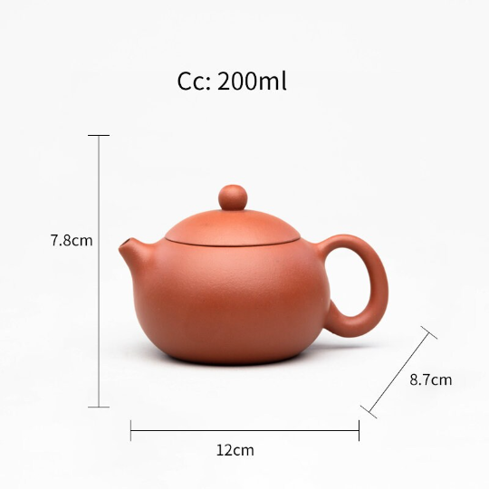 The Tranquil Glow Purple Clay Teapot 200ml