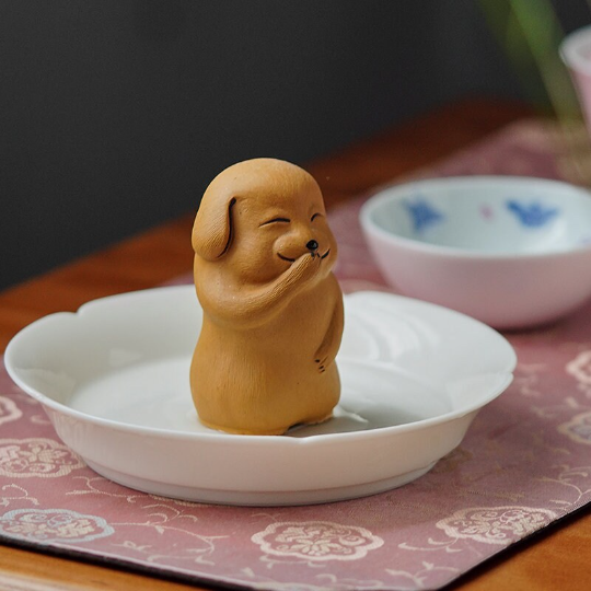 Lucky Dog Yixing Clay Tea Pet