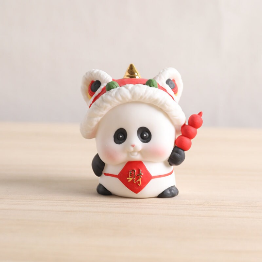 Adorable  Panda Ceramic Tea Pet