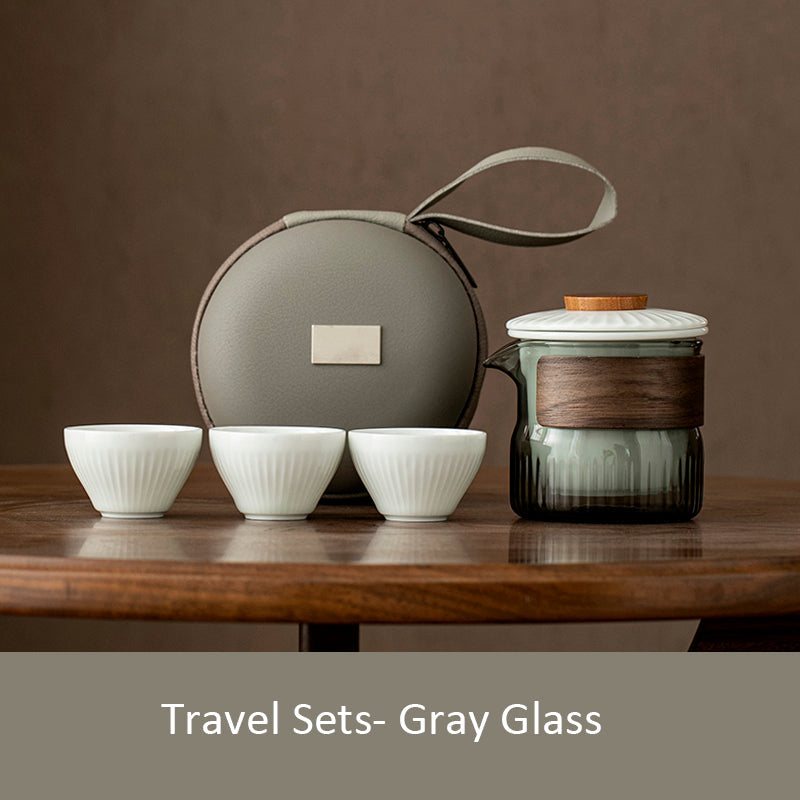 Heat-Resistant Portable Travel Tea Set 180ml