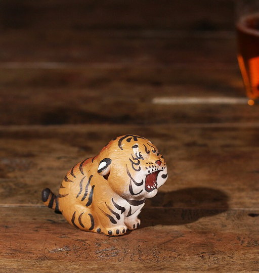 Little Tiger Ceramic Tea Pet