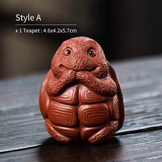 Adorable Little Turtle Yixing Clay Tea Pet