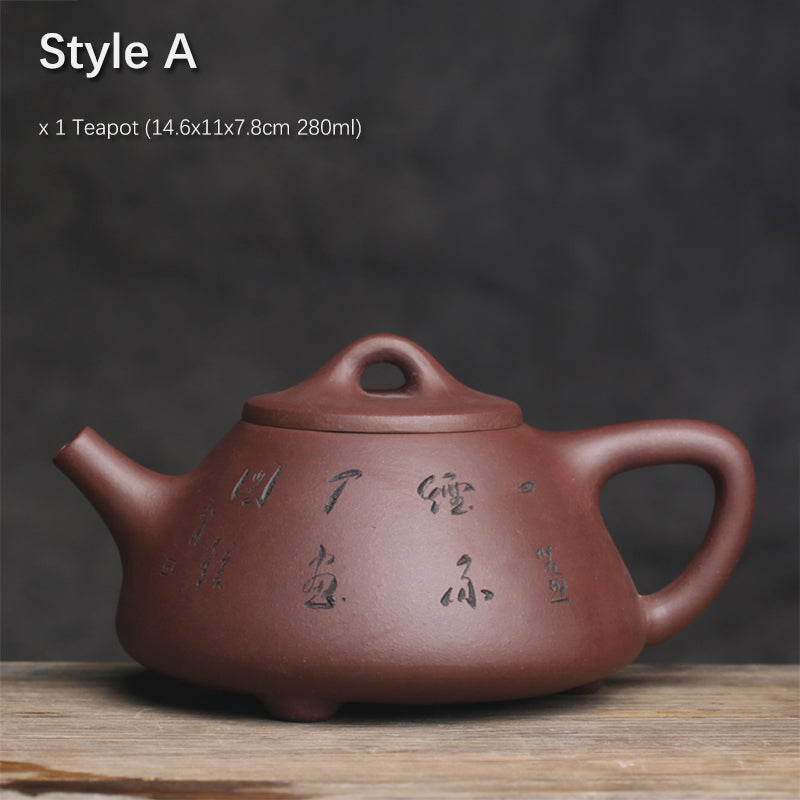 Chinese Style Purple Clay Teapot 90/160/280ml