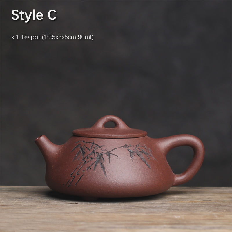 Chinese Style Purple Clay Teapot 90/160/280ml