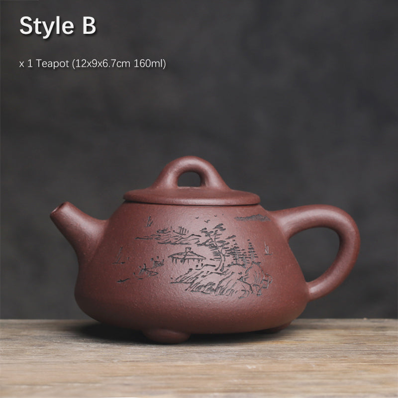 Chinese Style Purple Clay Teapot 90/160/280ml