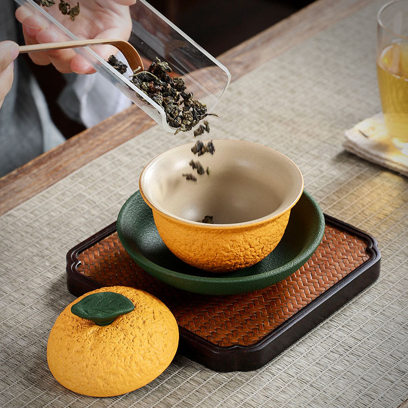 Ugly Orange Ceramic Gaiwan 140ml