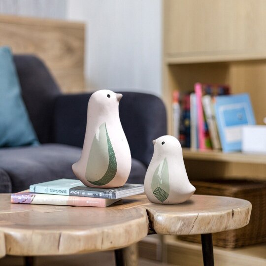 Adorable Bird Ceramic Tea Pet