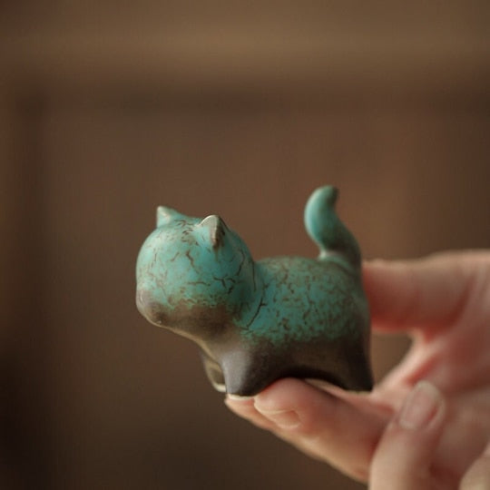 Ceramic Kitty Tea Pet