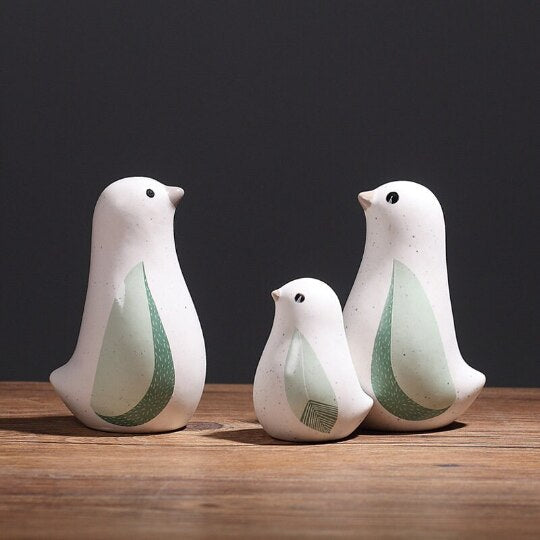 Adorable Bird Ceramic Tea Pet