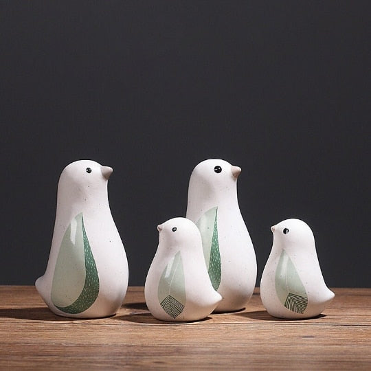 Adorable Bird Ceramic Tea Pet