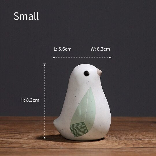 Adorable Bird Ceramic Tea Pet