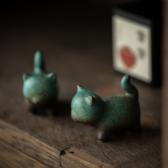 Ceramic Kitty Tea Pet