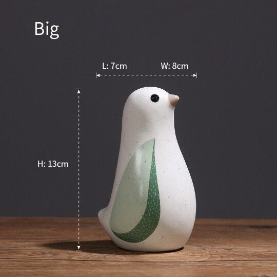 Adorable Bird Ceramic Tea Pet