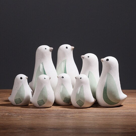 Adorable Bird Ceramic Tea Pet