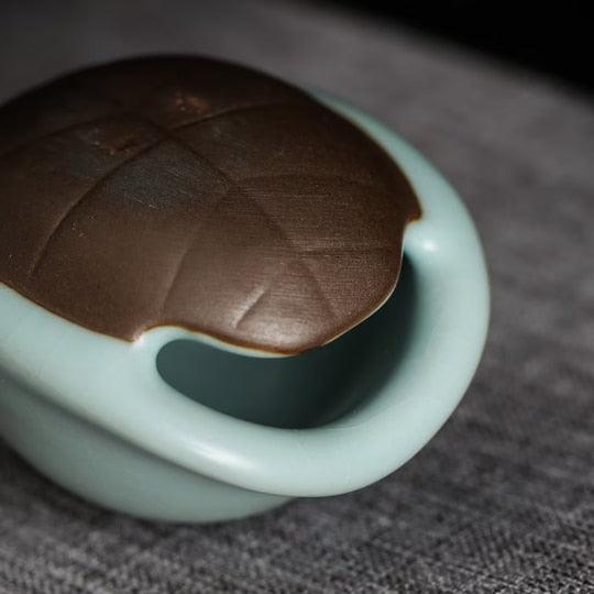 Turtle Shell Ceramic Tea Pet