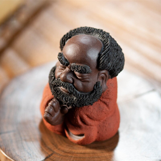 Bodhidharma Yixing Clay Tea Pet