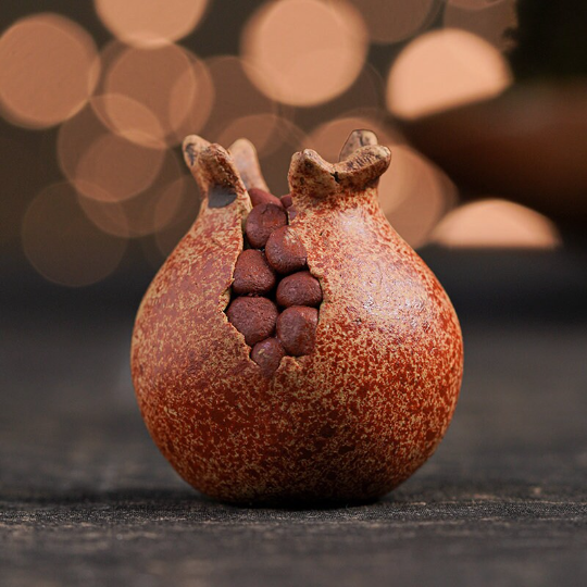 Small Pomegranate Yixing Clay Tea Pet