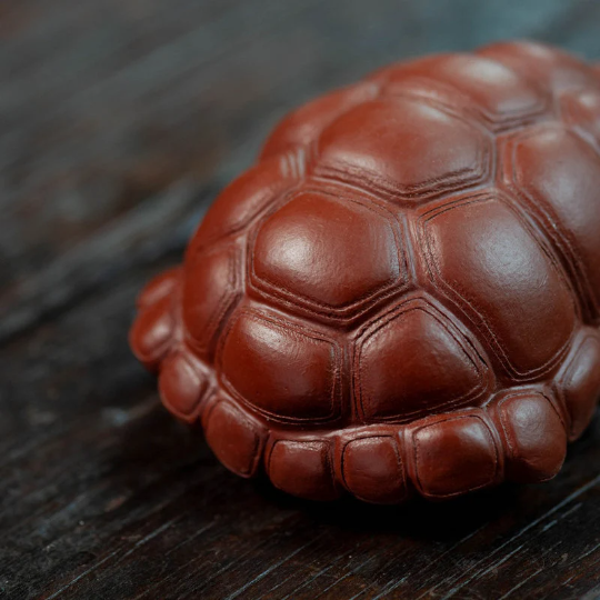 The Cute Tortoise Shell Ceramic Tea Pet