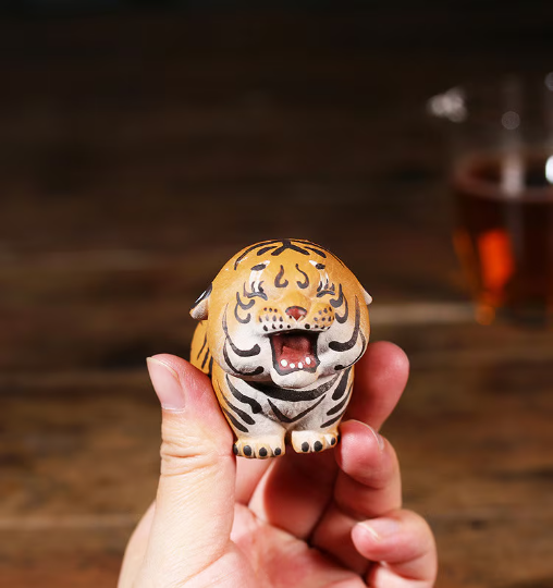 Little Tiger Ceramic Tea Pet