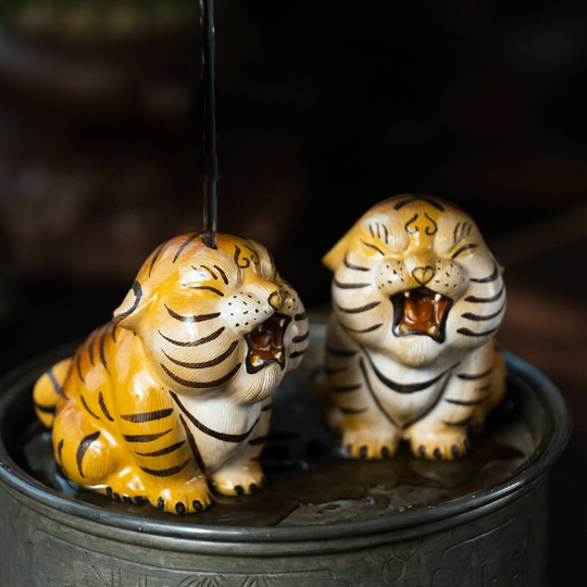 Little Tiger Ceramic Tea Pet