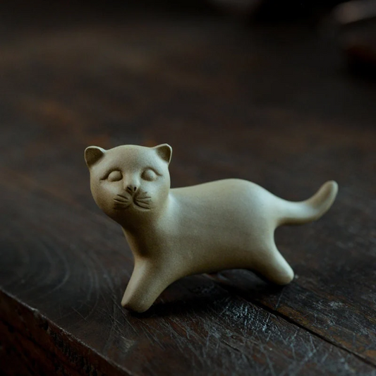 Little Kitten Ceramic Tea Pet