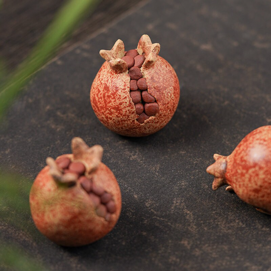 Small Pomegranate Yixing Clay Tea Pet