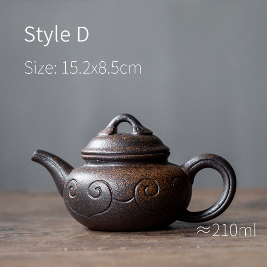 Wood-fired Diamond Xishi Teapot 200ml/210ml