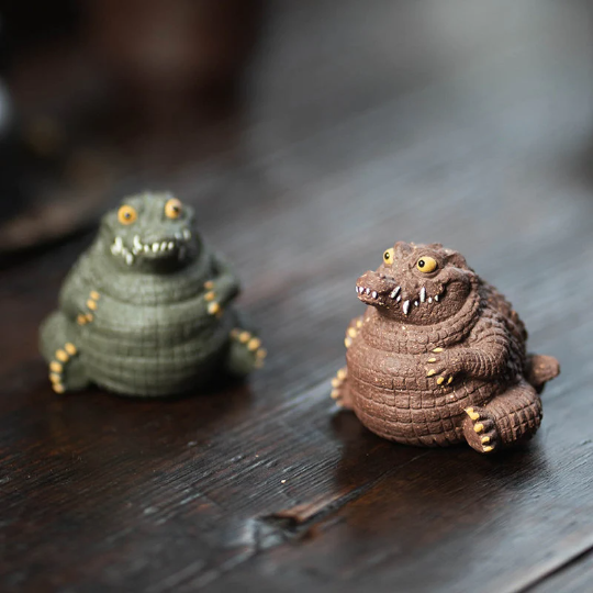 Creative Crocodile Yixing Clay Tea Pet